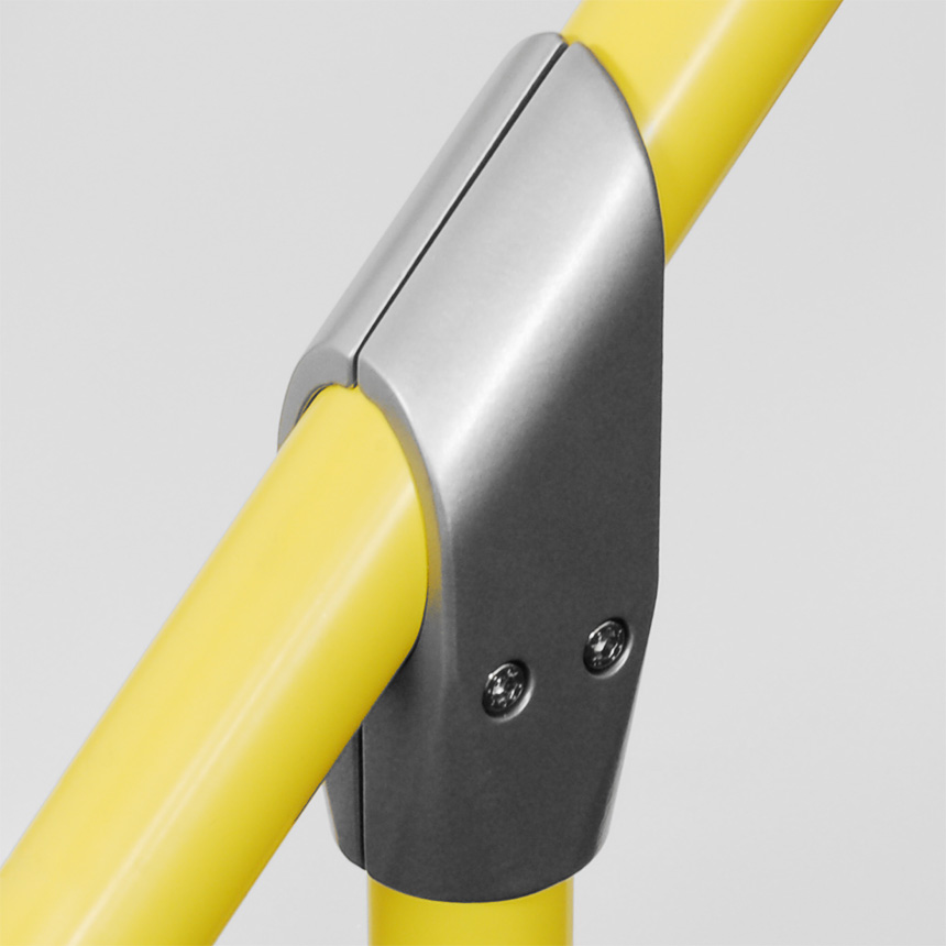 T-Verbinder Aluminium 40mm Wa 55°/Wb 35°