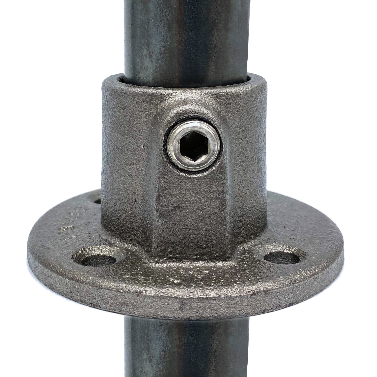 131T-A Fußplatte rund, durchgehend - 26.9 mm (NAT.)