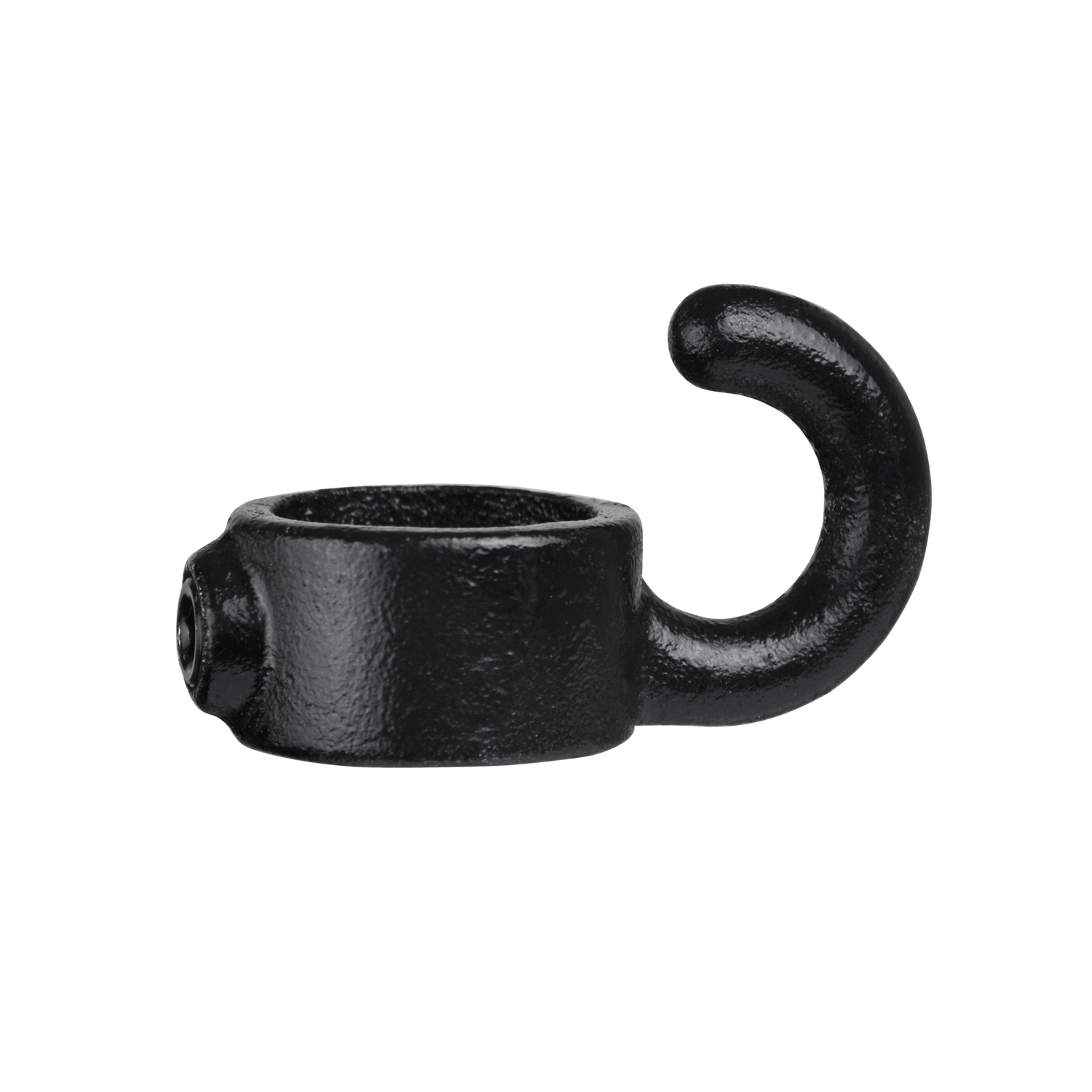 Stellring mit Haken, schwarz 48,3 mm (1½”)