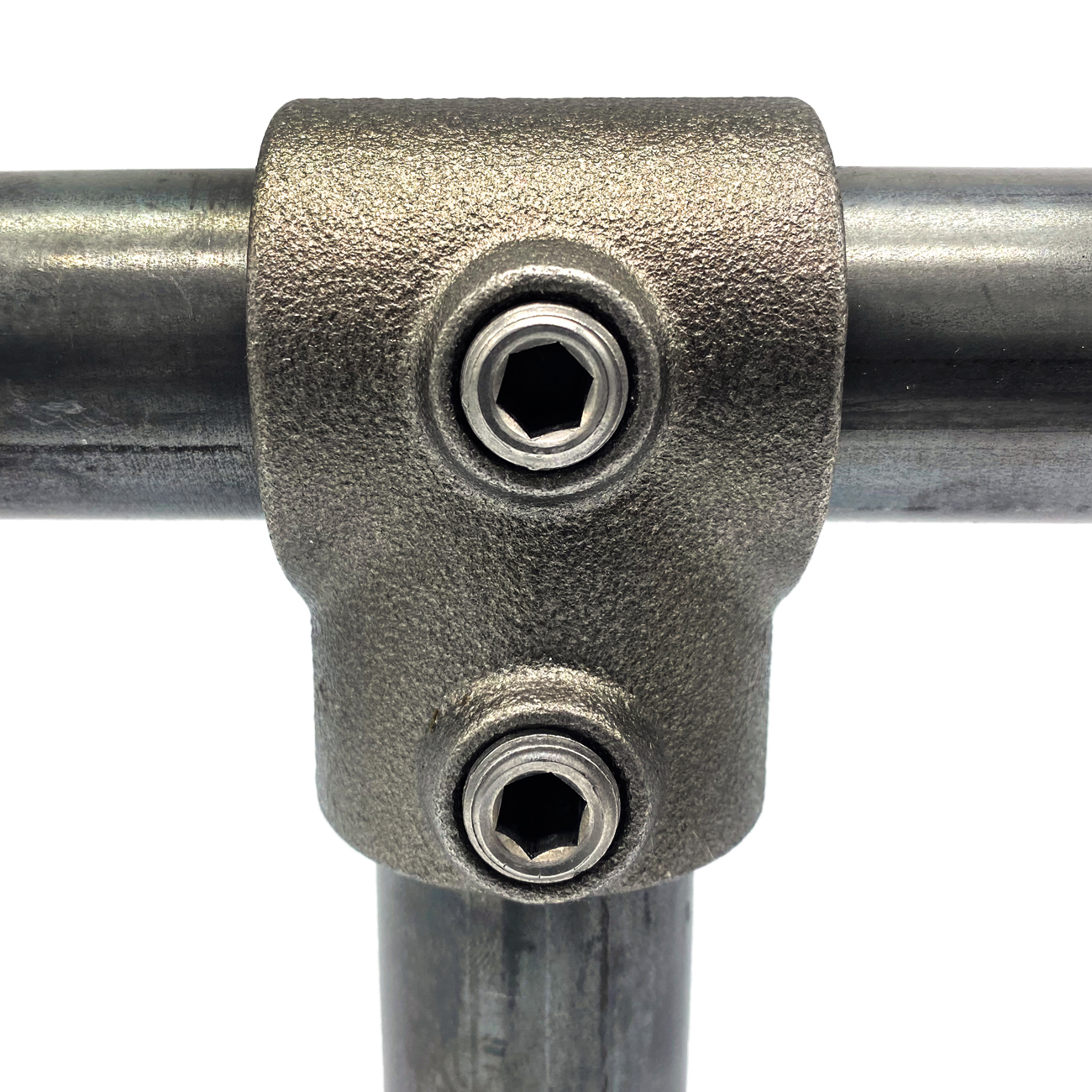101-B T-Stück kurz - 33.7 mm (NAT.)