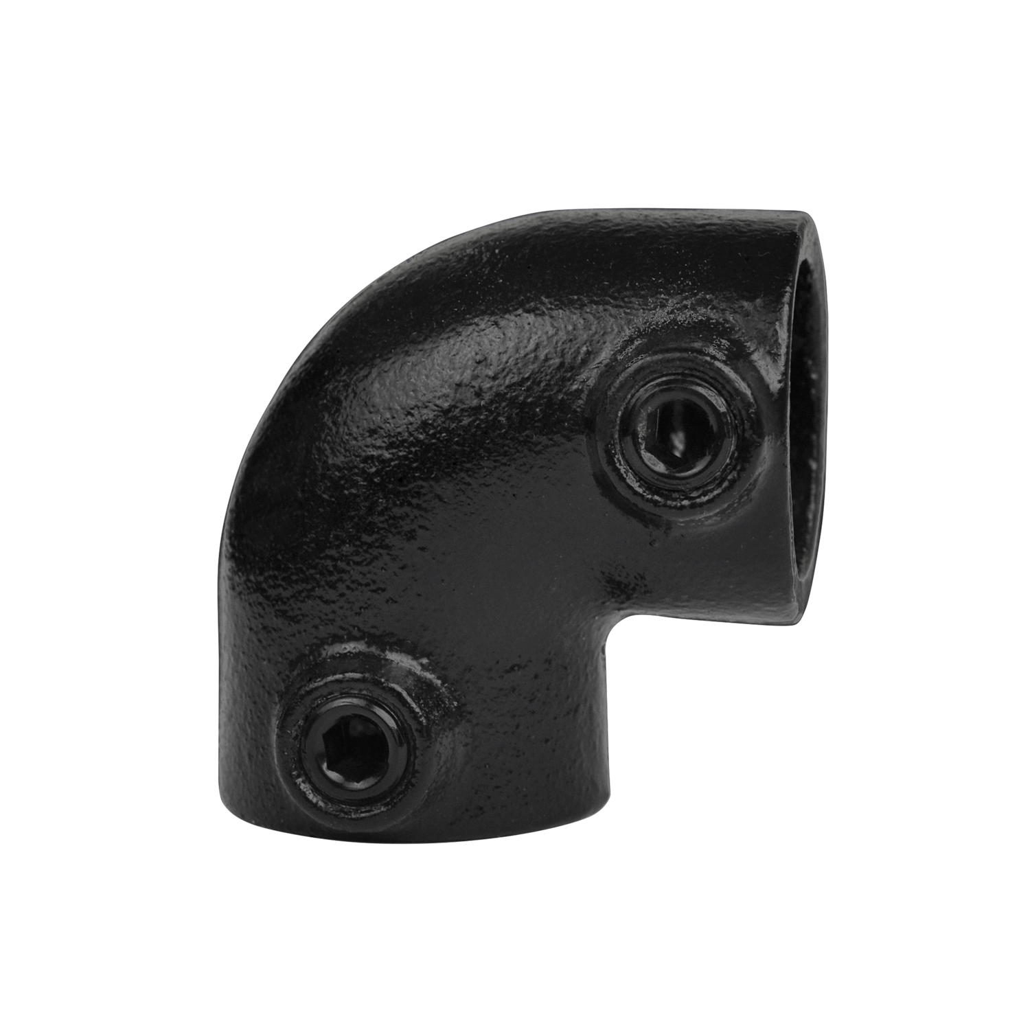 Bogen 90° schwarz 33.7 mm (1")