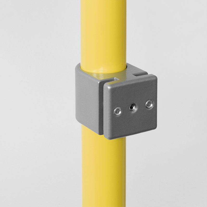 Halter für Fussleiste Aluminium 40mm