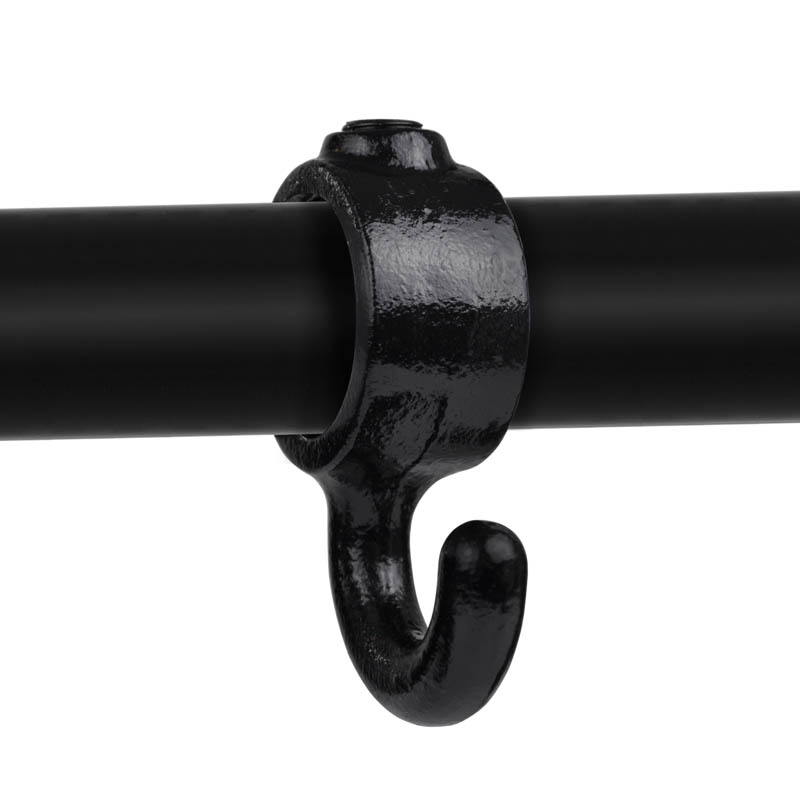 Stellring mit Haken, schwarz 42,4 mm (1¼”)
