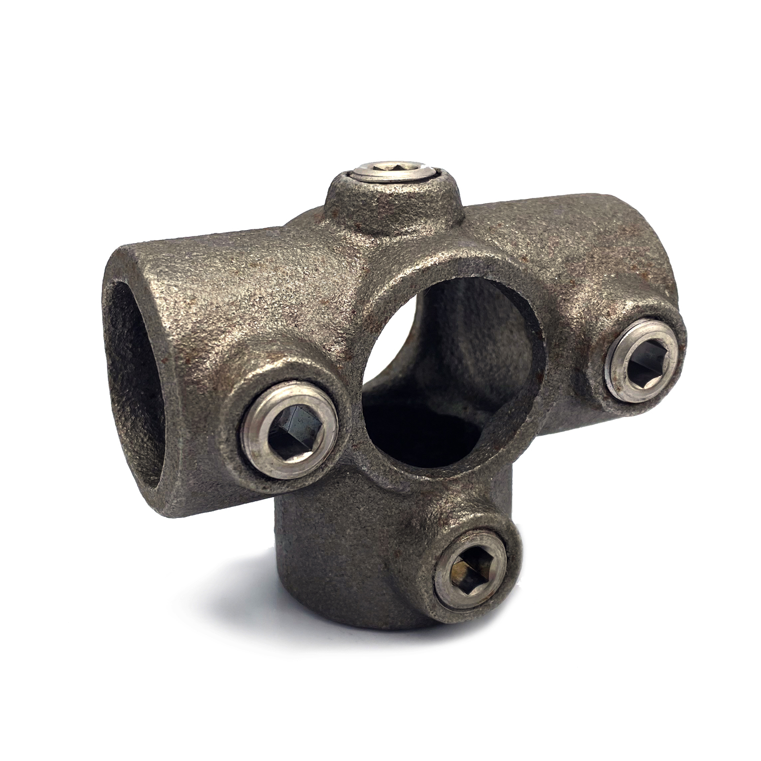 176-A T-Stück für Stützrohr - 26.9 mm (NAT.)