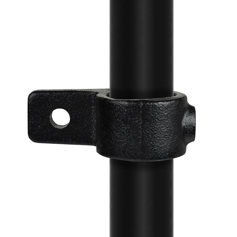 Ösenteil mit Einzellasche, schwarz 33,7 mm (1”)