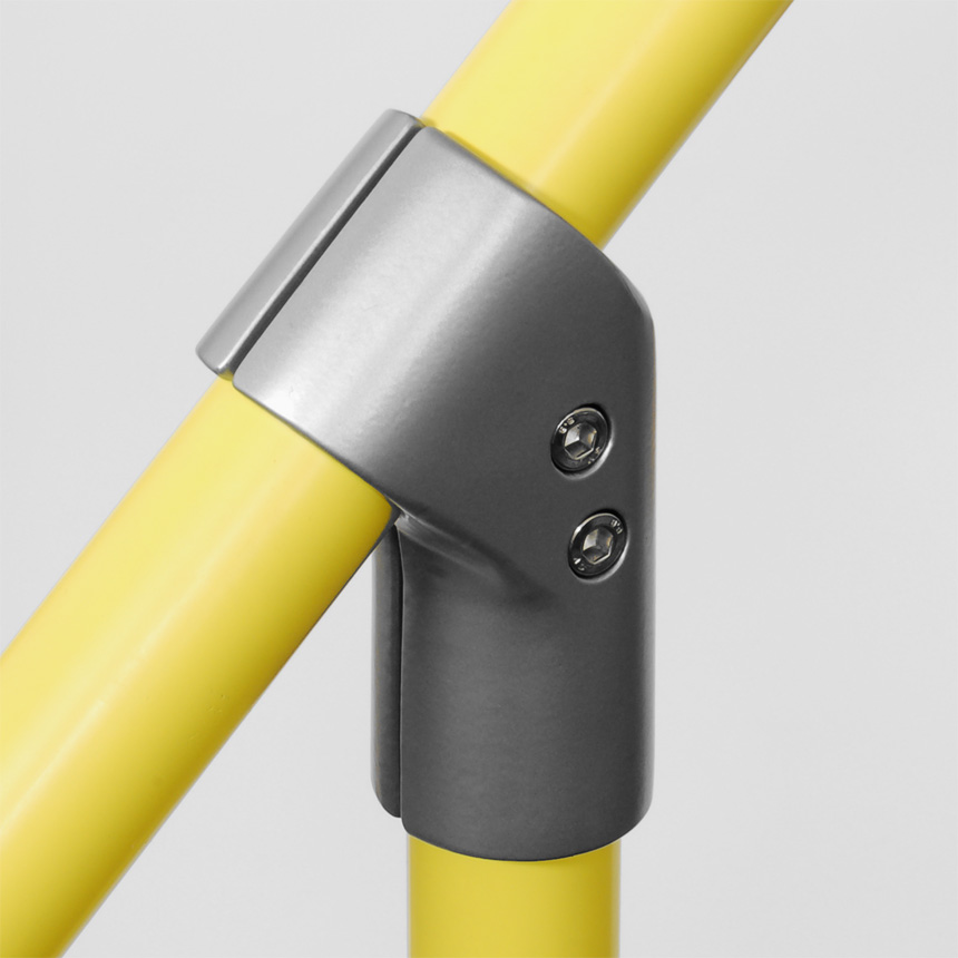 Rohr-Verbinder Aluminium 40mm