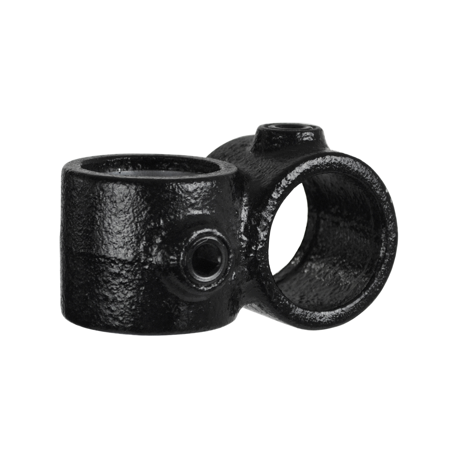 Kreuzstück, vorgesetzt, 90°, schwarz  33,7 mm (1”)