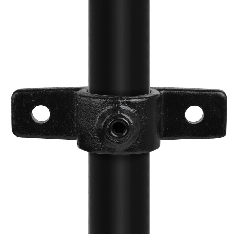 Ösenteil mit Doppellasche, schwarz 42,4 mm (1¼”)