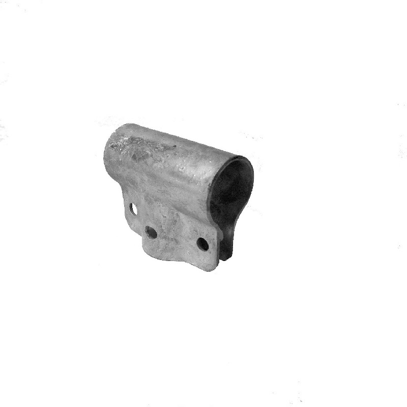 T-Schelle geschlossen 90°, Mischgrösse, 1 1/4" x 1" (42.4 mm x 33.7 mm), FV, Schrauben 2xM10x30;