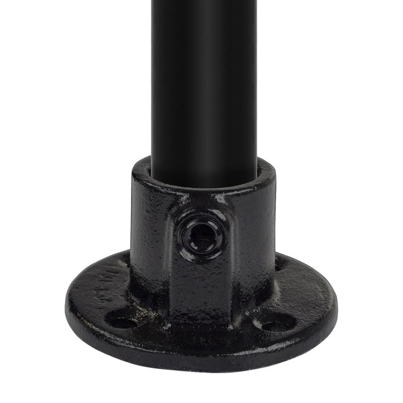 Fussplatte rund schwarz 42.4 mm (1 1/4")